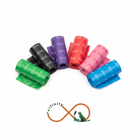 Poop Bag Rolls — White Background with Logo
